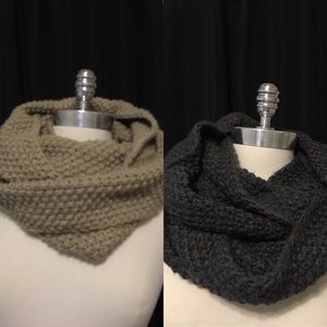 Medium length infinity scarf